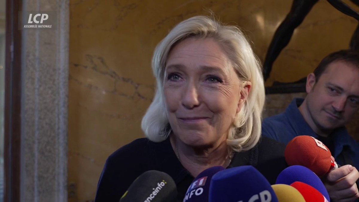Livre de Gabriel Attal : "Je suis un peu étonnée de ces storytellings qui sont diffusés auprès des médias sans aucun recul des mêmes médias, donc peut-être que je lirai le livre de Cosette, si j'ai un peu de temps", ironise Marine Le Pen. #DirectAN