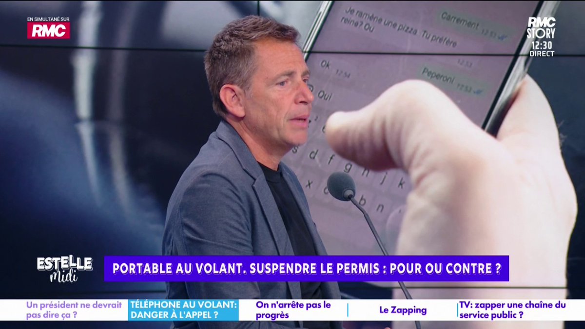 🚗 Portable au volant 🎙️ Daniel Riolo : "Ma fille était malade, j'avais besoin de recevoir un message, j'étais inquiet, j'ai eu le mauvais réflexe et bim c'est tombé, les flics m'ont vu ! Il y a plein de gens à qui ça arrive de prendre cette sanction ! Et oui, c'est dangereux"