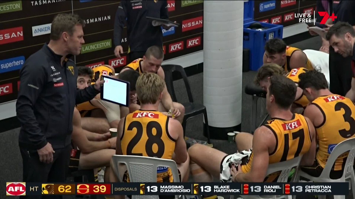 15 seconds before half time, Lloyd Meek did THIS... and Sam Mitchell didn't hold back 🫣