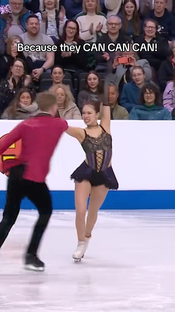 The most unhinged free dance of the seasonโฆ because they CAN CAN CAN ๐๐ฅ #FigureSkating
