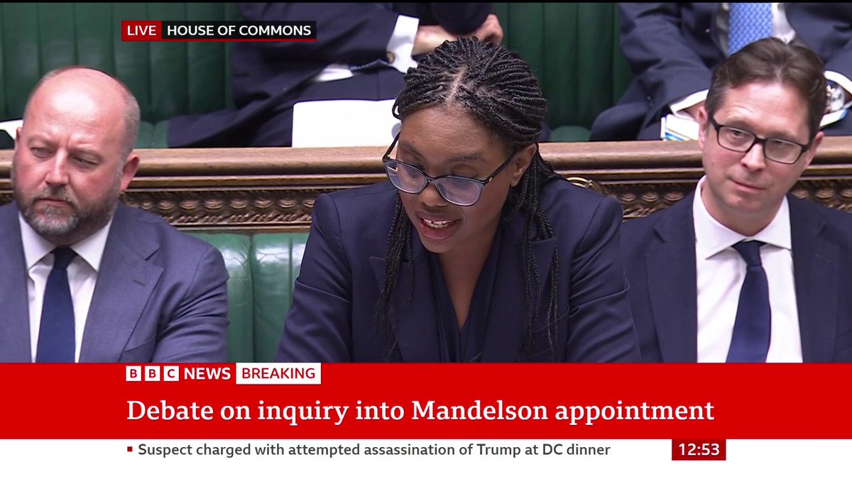"This is about the integrity of this House" Conservative leader Kemi Badenoch opens the Commons debate on whether to launch an inquiry into whether Keir Starmer misled Parliament Follow live: