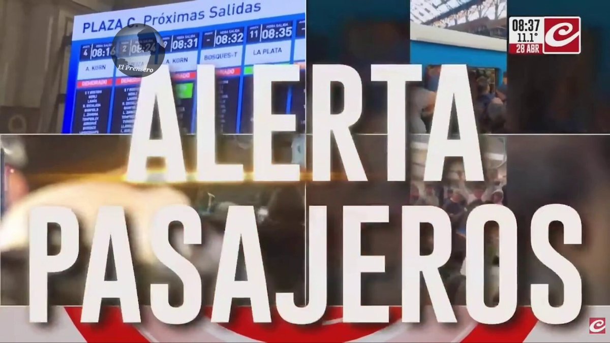 🚨Caos en puerta: ante la ausencia del Gobierno en la negociación salarial, La Fraternidad advierte que los trenes podrían pasar a una frecuencia de un servicio por hora. Colapso asegurado y riesgo de estallido social. Milei prometió destruir el Estado… y lo está cumpliendo.