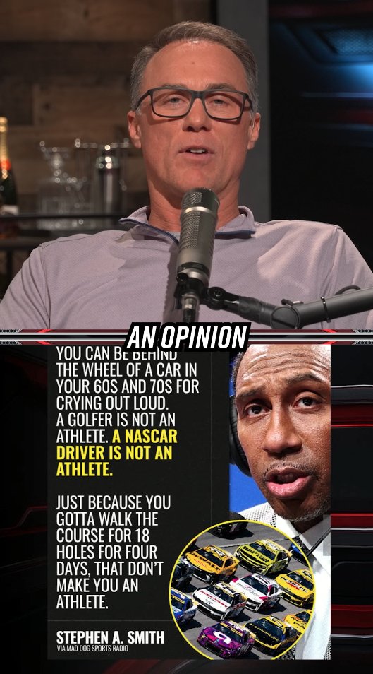 NASCAR drivers aren't athletes? Kevin Harvick and Will Buxton fire back at Stephen A. Smith. Full episode ➡️