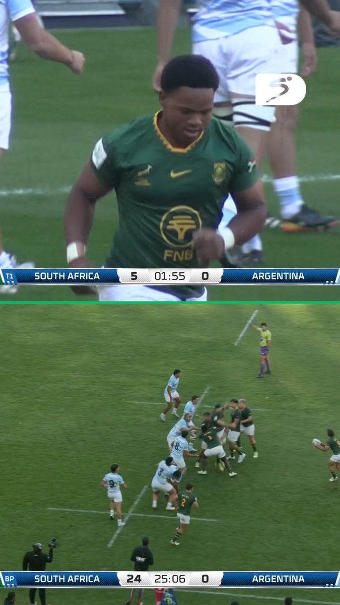 How do you tackle Ethan Adams?! 😱 The Junior Boks inside centre showing why he is regarded as one of the best young talents in the world 🧨💥 #TRCU20 | #SSRugby
