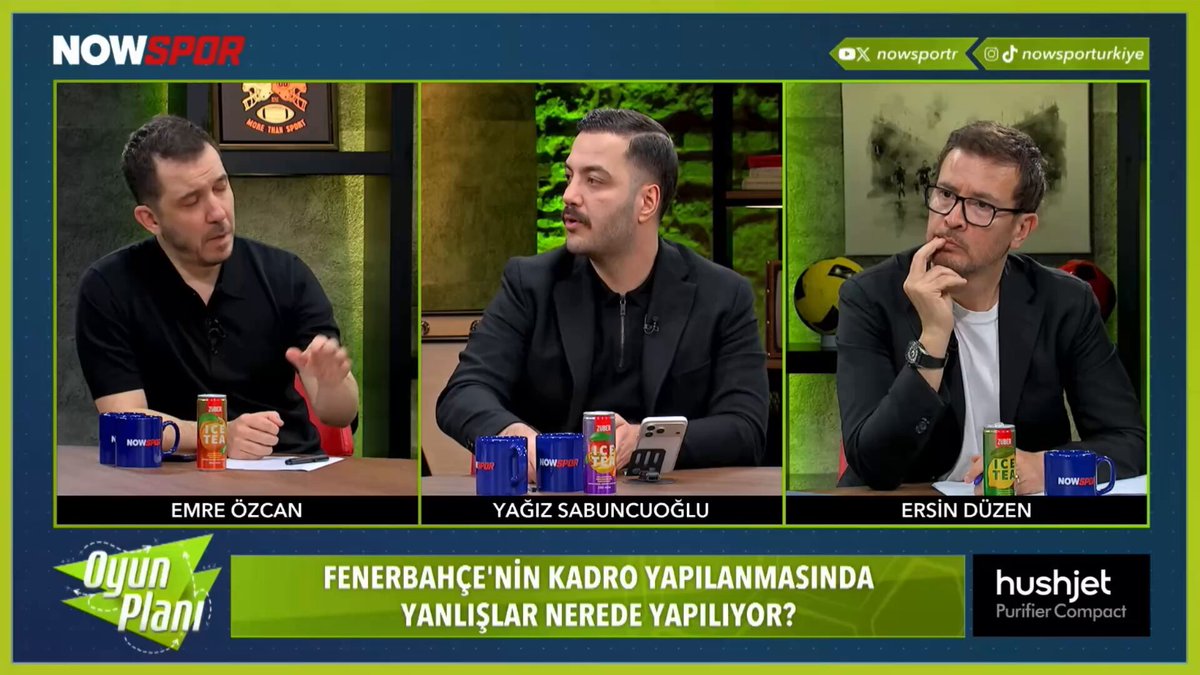 Emre Özcan: Dusan Tadic’in Fenerbahçe’den gitmesi biraz Jose Mourinho’yla alakalı bence. Yağız Sabuncuoğlu: Ben öyle olduğunu düşünmüyorum. Mourinho görevdeyken Tadic’i aradı. “Hala sol ön gelmedi, keşke dönsen” diye.