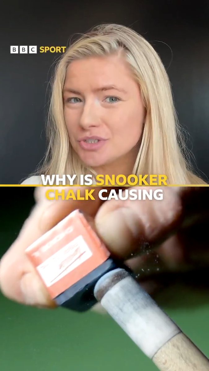 🗣 " [It] should just be banned from the game!" ❌ Why is snooker chalk causing controversy at the World Championship?
