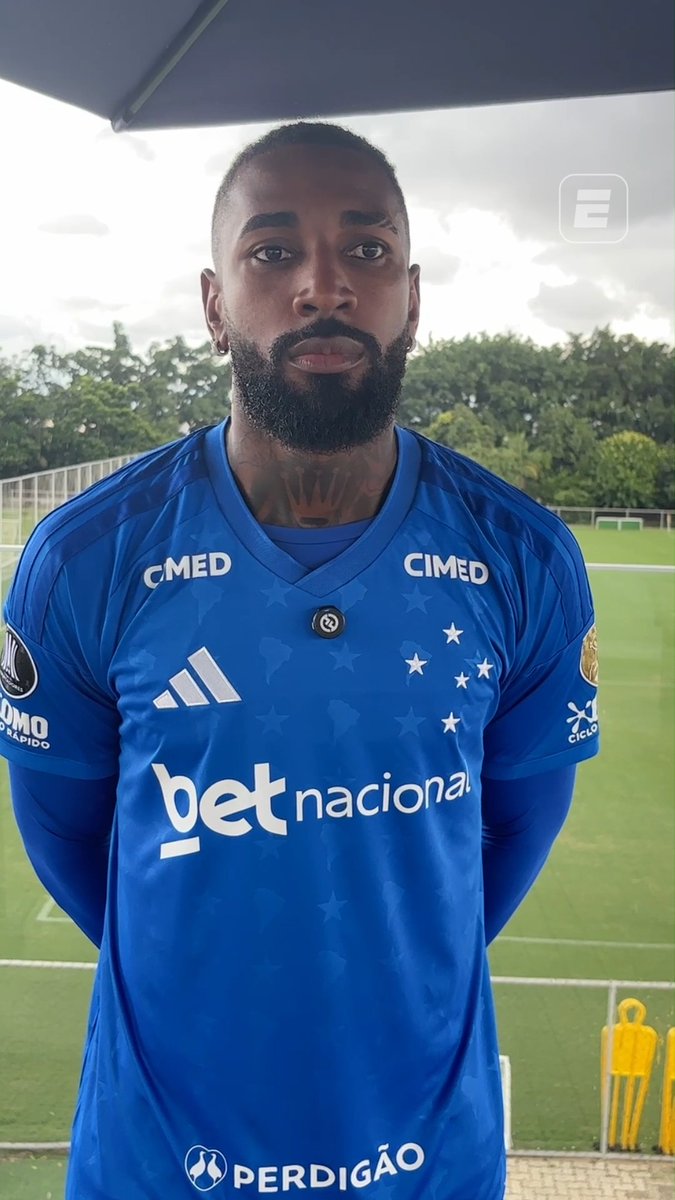 Gerson, do Cruzeiro, falando os jogadores que vêm à sua cabeça quando ouve os nomes dos times brasileiros. 🎥 ESPN Brasil
