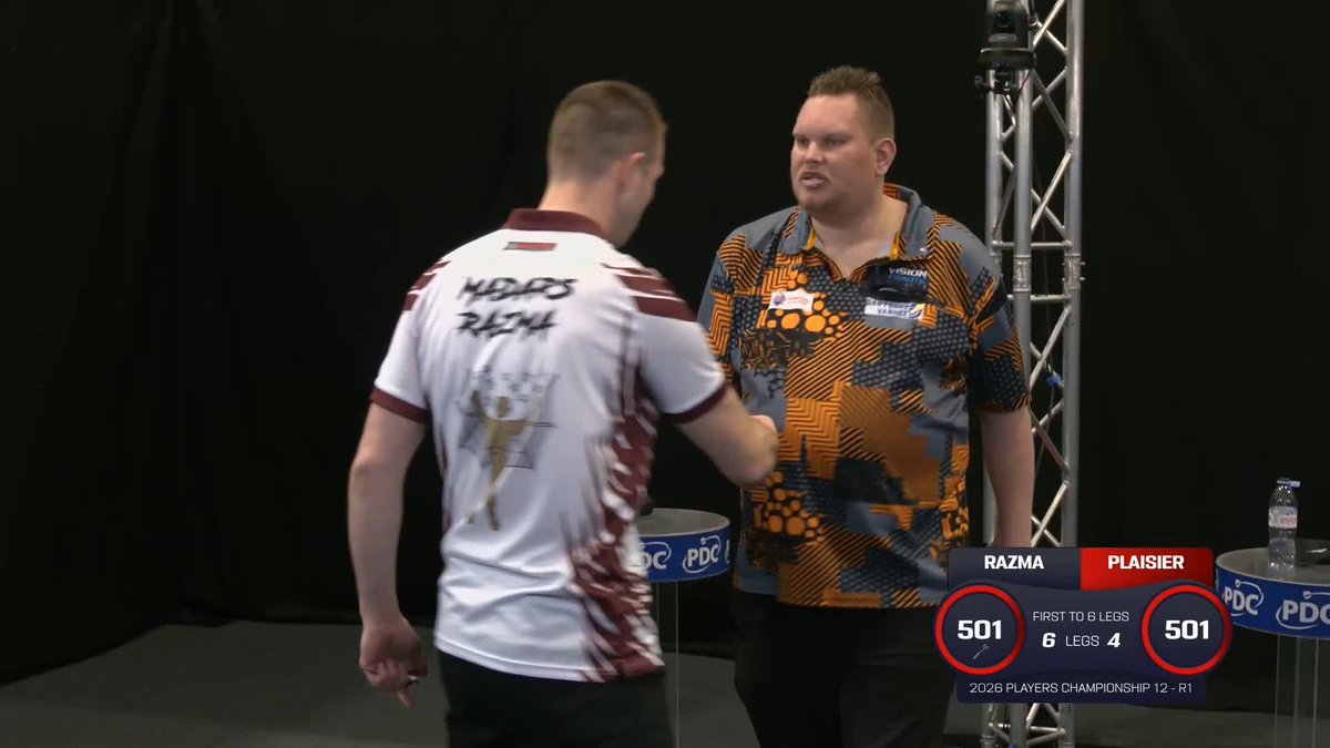 RAZMA RACES THROUGH! Madars Razma completes round one action on Streaming Board Two, as the Latvian beats Wesley Plaisier 6-4! 📺 #PC12