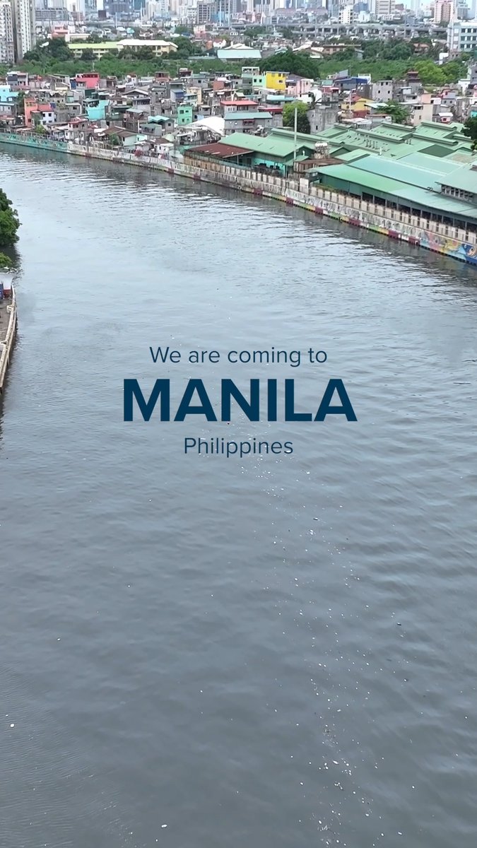 Interceptor deployments are scheduled for the Philippines. 🇵🇭 As part of our 30 Cities Program, we will deploy our first Interceptor in the Meycauayan River in the coming months to prevent trash from flowing into the ocean from the Manila Bay Region.