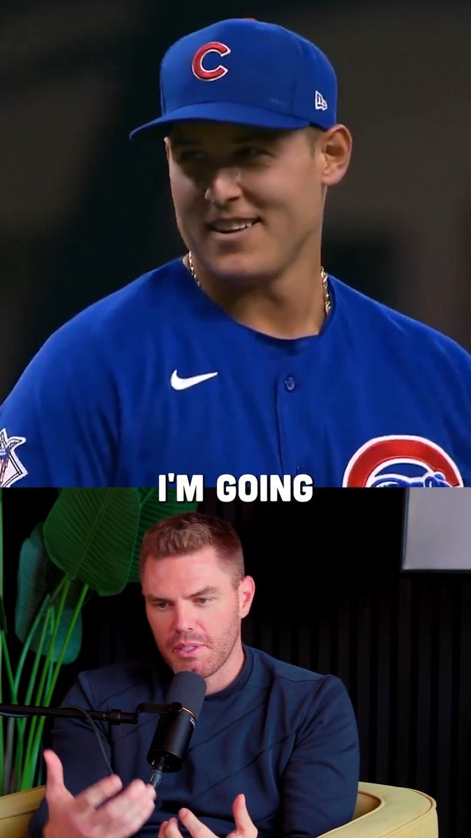 People forget Freddie was 4-4 and a triple shy of the cycle before this. OTD in 2021... Anthony Rizzo strikes out Freddie Freeman and the rest is history 🤣 #The611Podcast | FanDuel