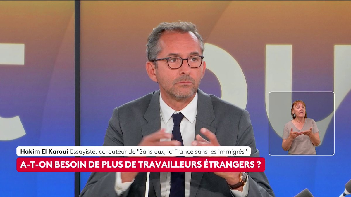 🔴 🗣️ Sans médecins étrangers, certains hôpitaux seraient-ils contraints de fermer ? "Oui immédiatement, particulièrement ceux qui sont dans les déserts médicaux", estime Hakim El Karoui, co-auteur de "Sans eux, la France sans les immigrés". #CestTouteLaQuestion #Canal16