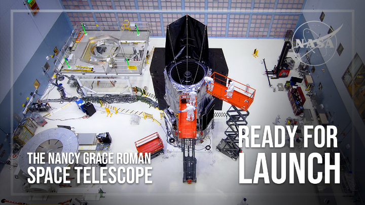 🗓️ Mark your calendar! Nancy Grace Roman Space Telescope is ready to launch in early September! The telescope is fully integrated and ready to ship to NASA's Kennedy Space Center for a launch ahead of schedule.
