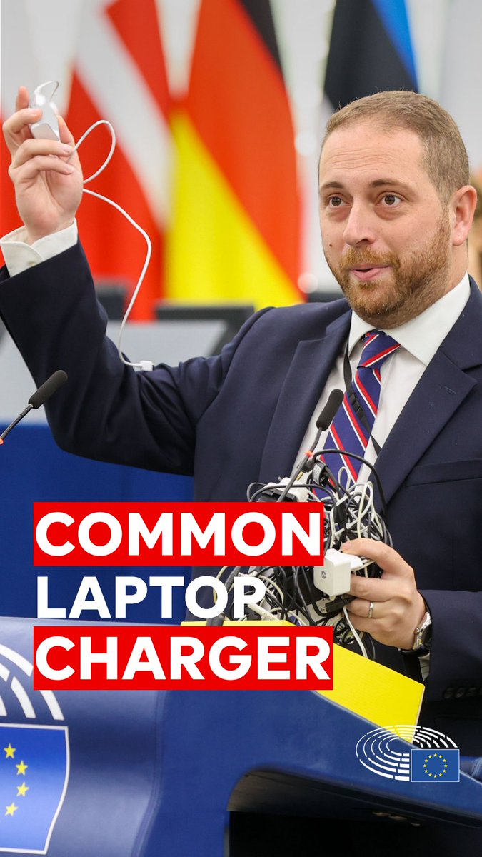 One single charging port for your phone, tablet, camera… and now your laptop too 💻 As of today, new laptops sold in the EU must feature a USB-C port, under common charger rules. This means no more buying a new charger with every device, saving you money and reducing e-waste.