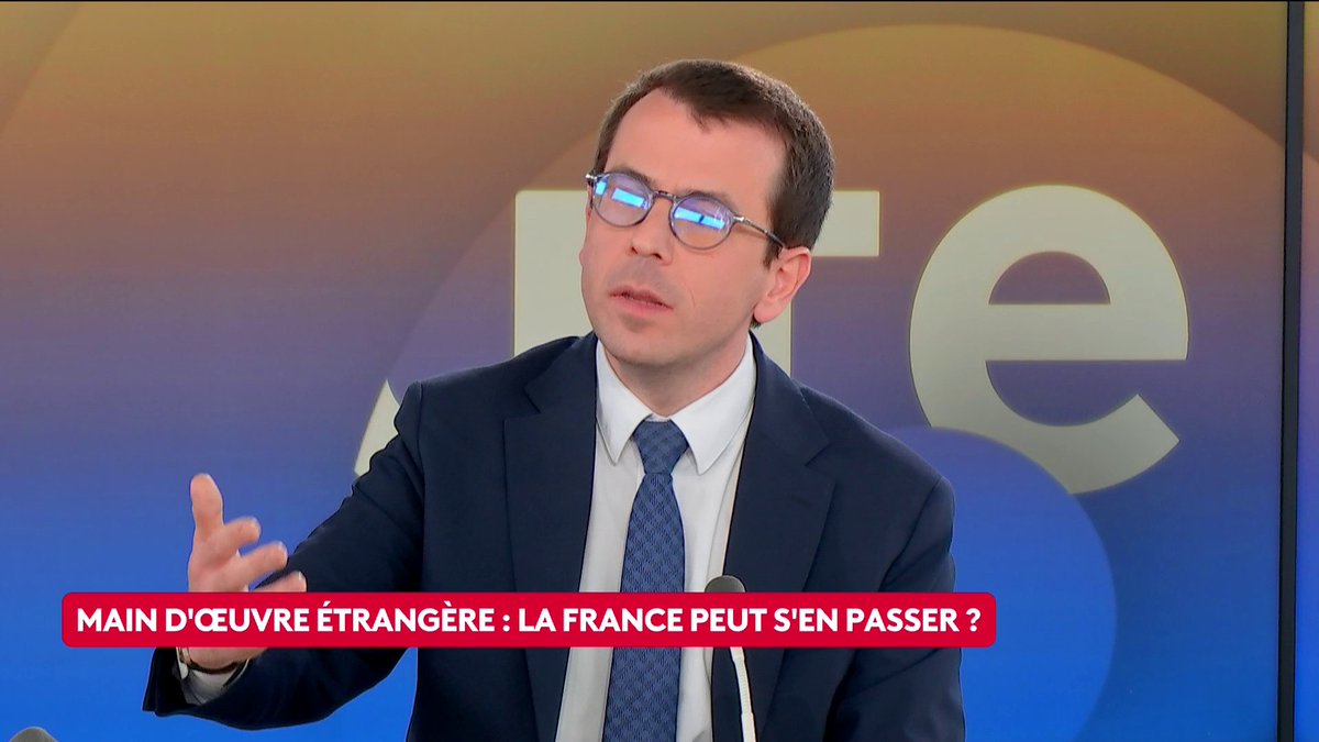 🔴 🗣️ "On peut se passer du recours systématique à l'immigration de travail nombreuse et peu qualifiée", considère Nicolas Pouvreau-Monti, directeur de l'Observatoire de l'immigration et de la démographie, financé par le fonds Périclès. #CestTouteLaQuestion #Canal16