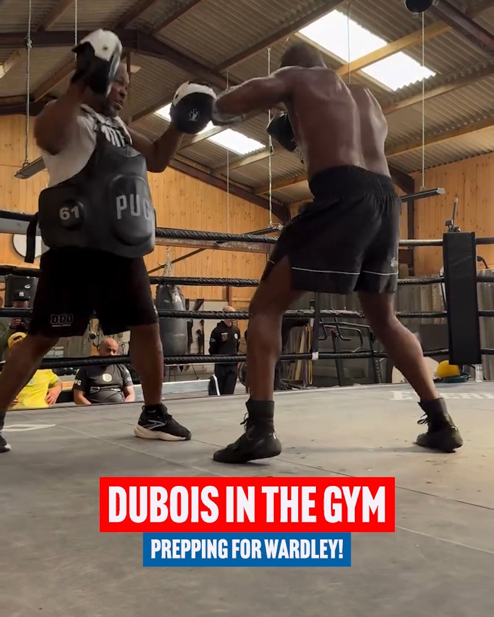 DYNAMITE IN HIS HANDS 🧨 Daniel Dubois wrapping up training camp for his title fight vs Fabio Wardley on May 9th, live on DAZN 🏆