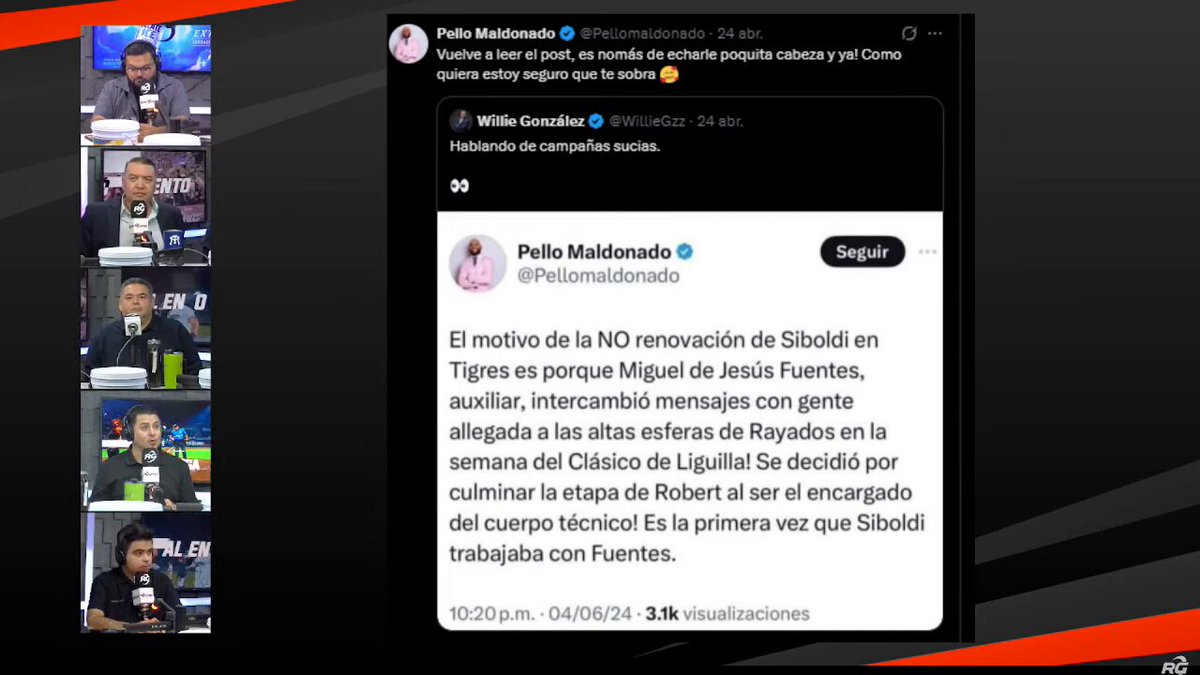 "Miguel de Jesús Fuentes perdió su trabajo por este maldito (Pello Maldonado). Es un ser perverso". 🎙: Willie González