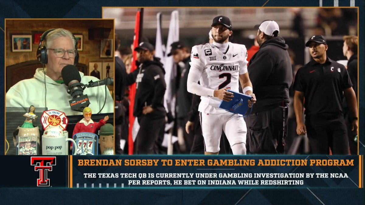 "It is a slippery slope... If you're 19-23, do you have the wherewithal to go, 'I gotta stop?'" – DP on Brendan Sorsby and sports gambling addiction.
