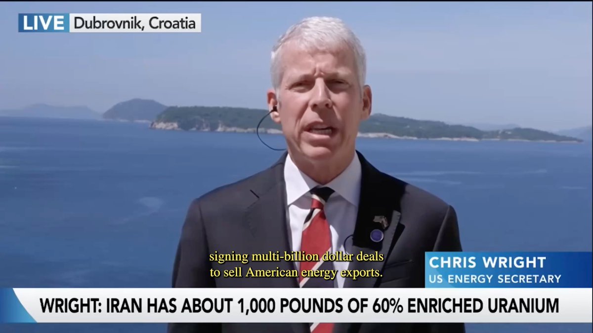 .Secretary Chris Wright is in Dubrovnik, Croatia signing multi-billion dollar deals to expand American energy exports. Under President Trump, U.S. LNG exports are projected to double.