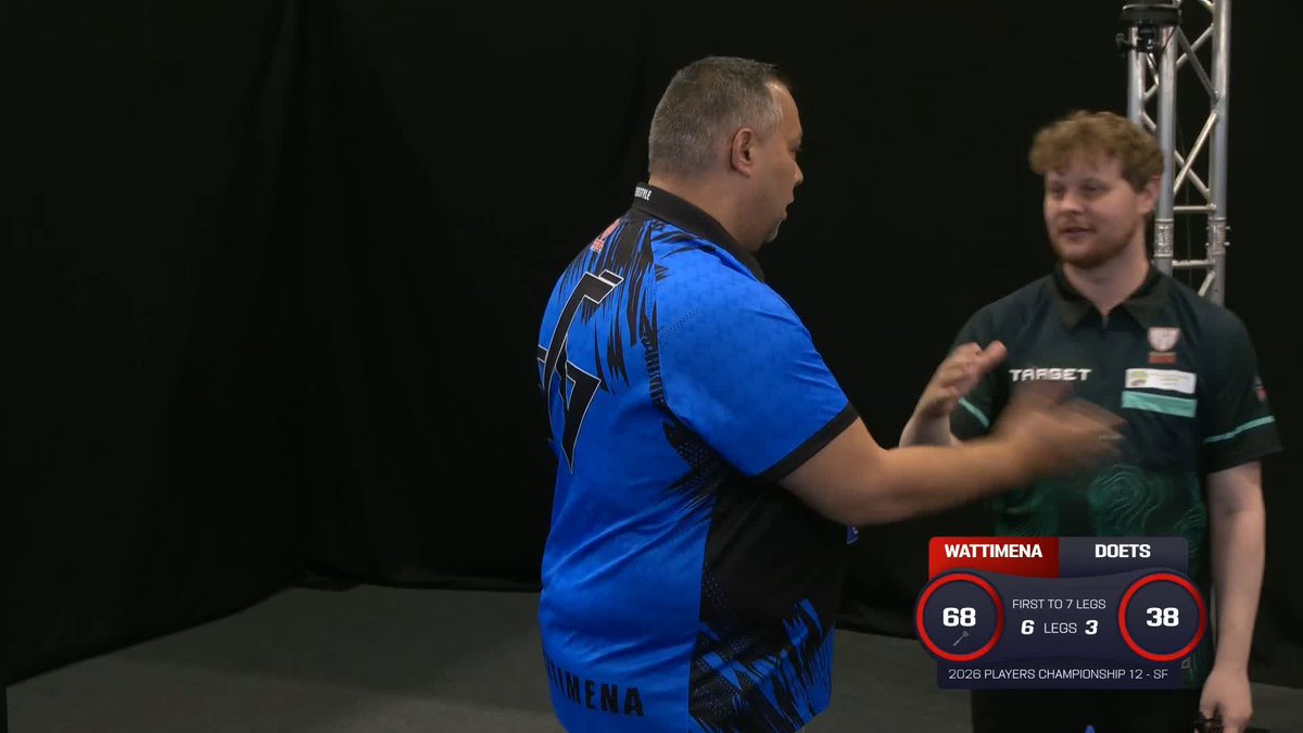 WATTIMENA INTO THE FINAL! Jermaine Wattimena is through to the #PC12 final, as the Dutchman beats his compatriot Kevin Doets 7-3! 📺 #PC12