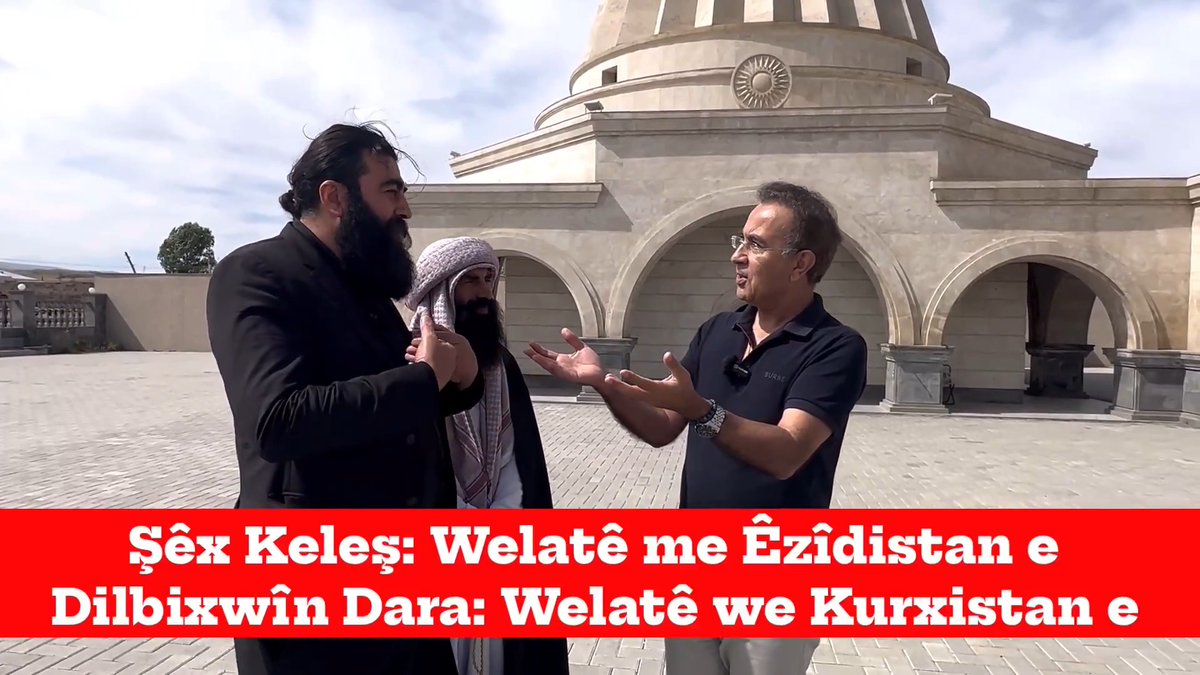 Şêx Keleş: Welatê me Êzîdistan e Dilbixwîn Dara: Welatê we Kurdistane û zimanê we jî Kurdî ye