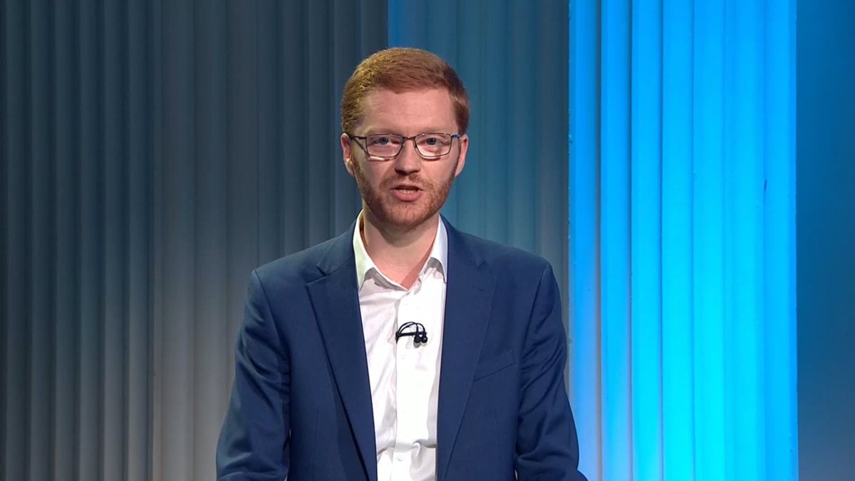 Scottish Greens co-leader Ross Greer gives his opening statement in the STV Leaders’ Debate Watch LIVE on STV Player #stvdebate