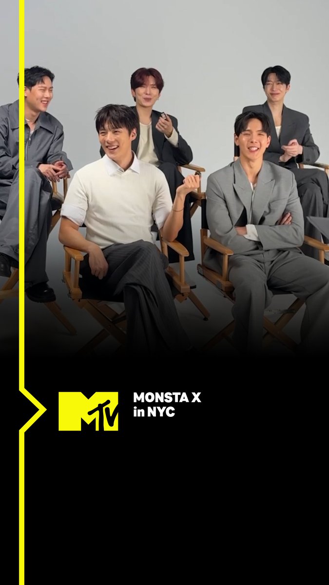 Professions on @몬스타엑스_MONSTA X’s resume: musicians, dancers, and NYC vloggers 🤳