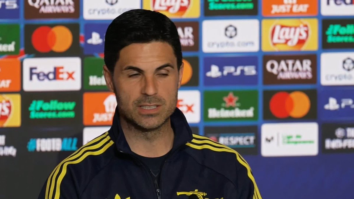 "We're gonna grab it with both hands" 🙌 Arsenal manager Mikel Arteta relishes the opportunity of a second consecutive UCL semi-final 🗣️