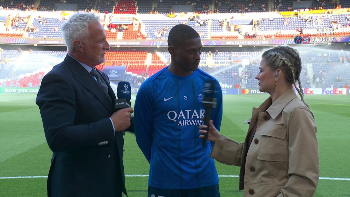 😤 "S'il prend le ballon, je dois faire mon travail (...) mes coéquipiers vont m'aider" ⚡️ Le duel MENDES / OLISE s'annonce électrique à 21H00 sur CANAL+FOOT 🖥️ #UCL | #PSGBAY