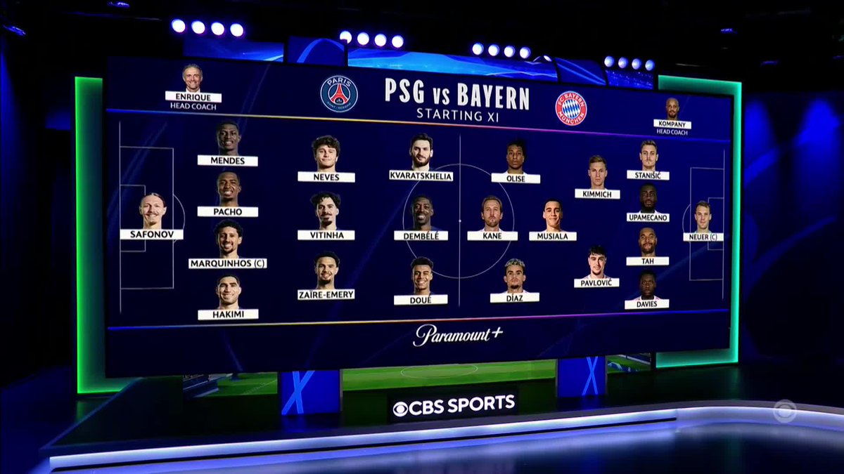 "I can't wait to see the battle, Michael Olise and Nuno Mendes." Thierry Henry highlights a key tactical matchup to follow in the PSG vs. Bayern Munich clash 👀