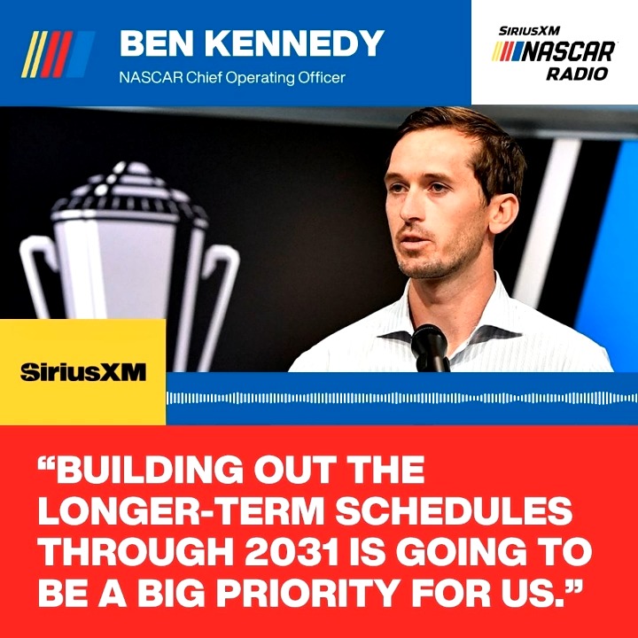 🏁 "We're setting up another team to really focus on the fan experience at our tracks." #NASCAR's Ben Kennedy lays out his goals for his new role going forward. Full Interview with the newly named Chief Operating Officer ➡️