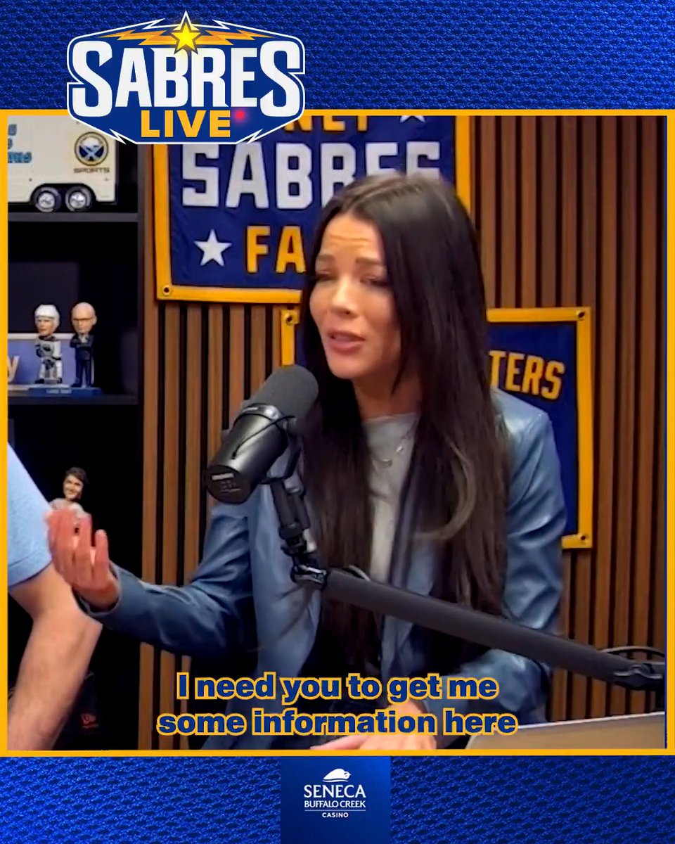 "You're going to have some fake job with the Sabres just so you can be around to play pickleball with Jarmo" Jackie Redmond did not hold back on her husband's bromance with GMJK 😂 Watch Jackie's full chat from today's Sabres Live ➡️