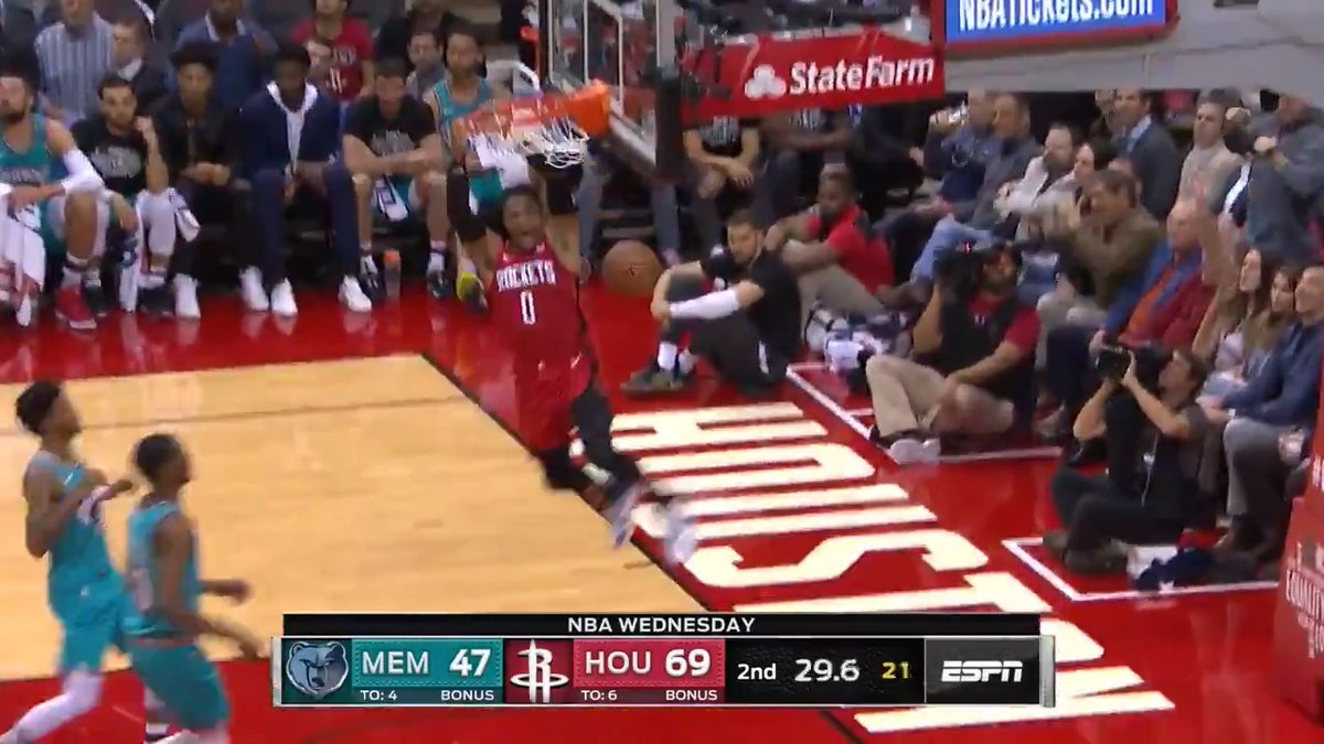 Westbrook with 5-out spacing was the most unguardable player ever man