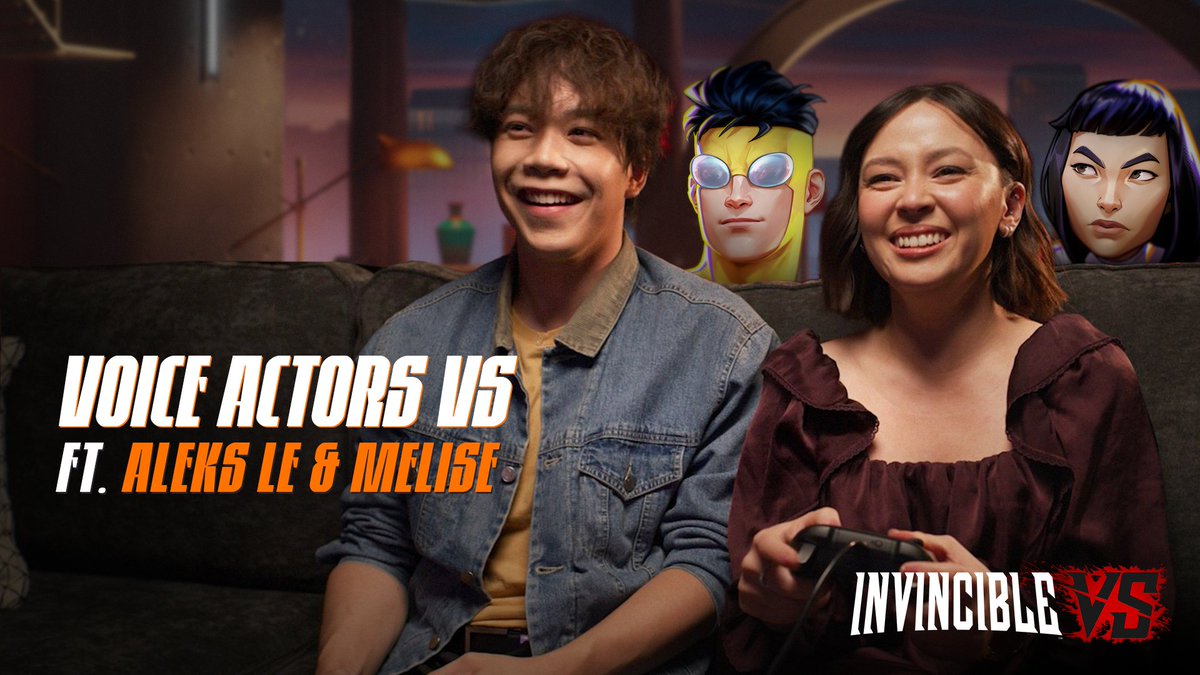 Melise and Aleks Le | MARK 🐝 in INVINCIBLE VS have their video game faces on.
