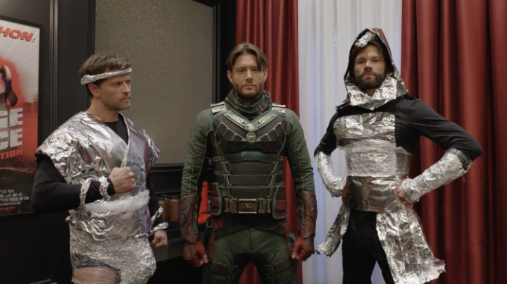Ya gonna meet two new supes tomorrow, and their suits are the most natural thing about 'em.