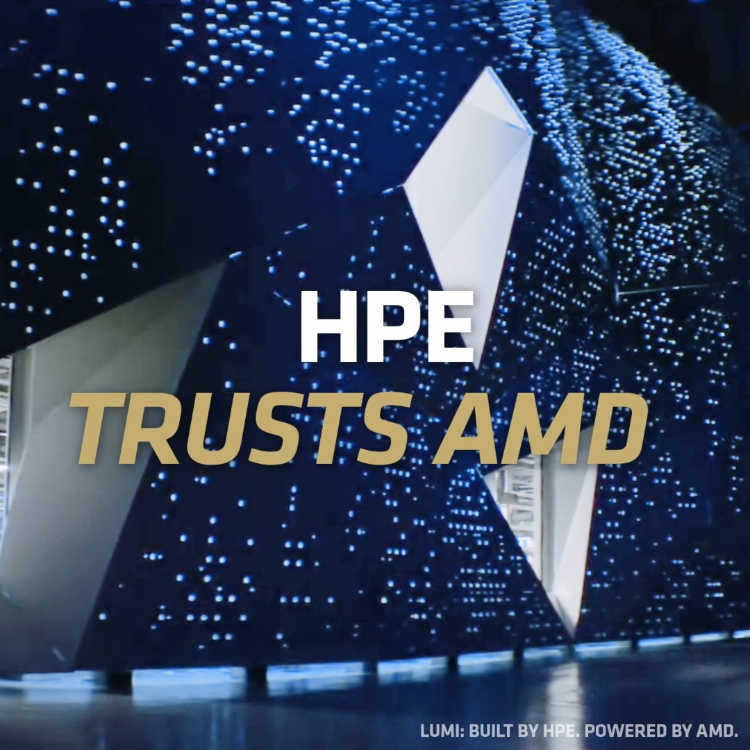 Scientific breakthroughs demand infrastructure that performs at the highest level. From Frontier, the world’s fastest supercomputer, to LUMI and Discovery, AMD and HPE bring supercomputing design and high-performance compute together to help researchers push boundaries in climate science, drug discovery, fusion energy, and AI. See how the most trusted companies trust AMD: