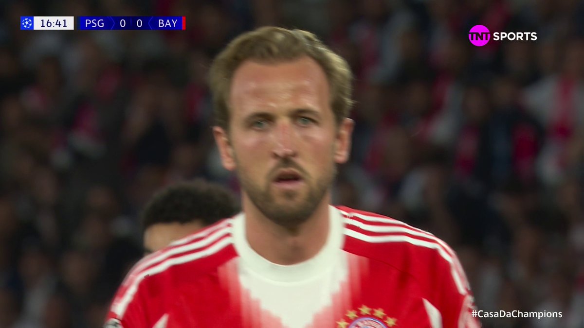 O gol de Harry Kane. PSG 0x1 Bayern. 🎥 TNT Sports BR
