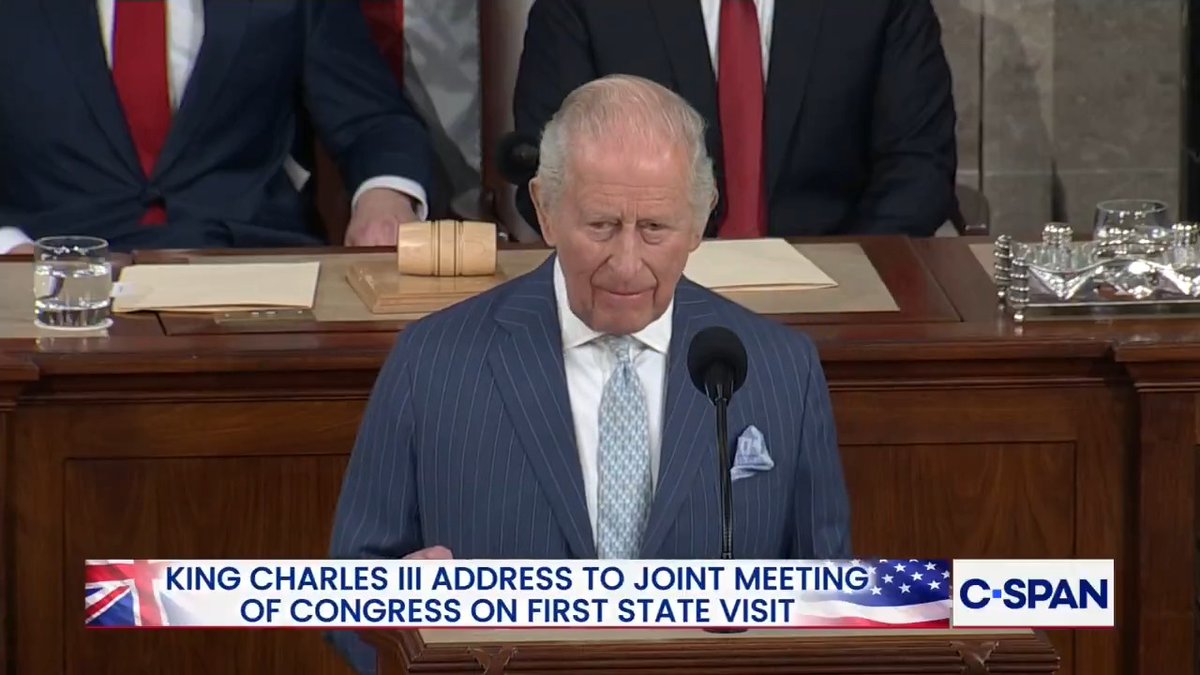 King Charles III: "We can discern that our nations are in fact instinctively like-minded…the bond of kinship of and identity between America and the United Kingdom is priceless and eternal. It is irreplaceable and unbreakable."
