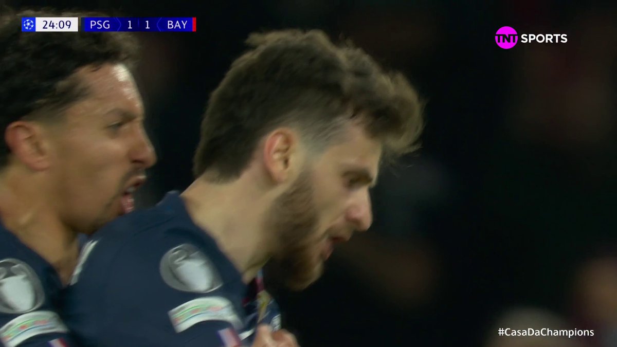 O gol de Kvaratskhelia. PSG 1x1 Bayern. 🎥 TNT Sports BR