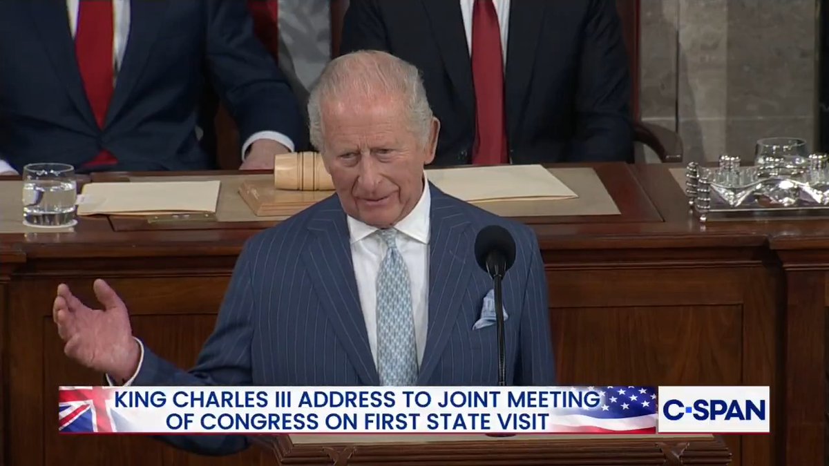 King Charles III: "To the United States of America on your 250th birthday, let our two countries rededicate ourselves to each other in the selfless service of our peoples and of all the peoples of the world. God bless the United States and God bless the United Kingdom."