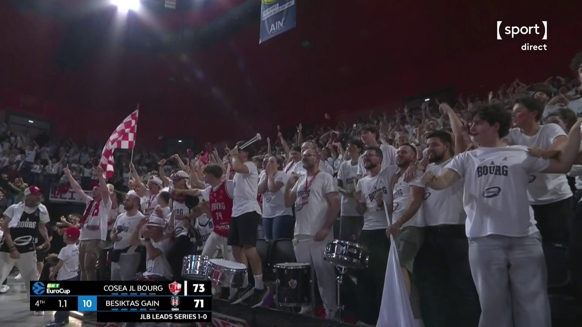 🏀 #EuroCup | 🏆 LA JL BOURG CHAMPIONNE D'EUROPE ! 🔥 Après un match 2 qui s'est joué jusque dans les derniers instants, le club de Bourg-en-Bresse s'offre son premier titre européen face au Besiktas ! Magnifique !