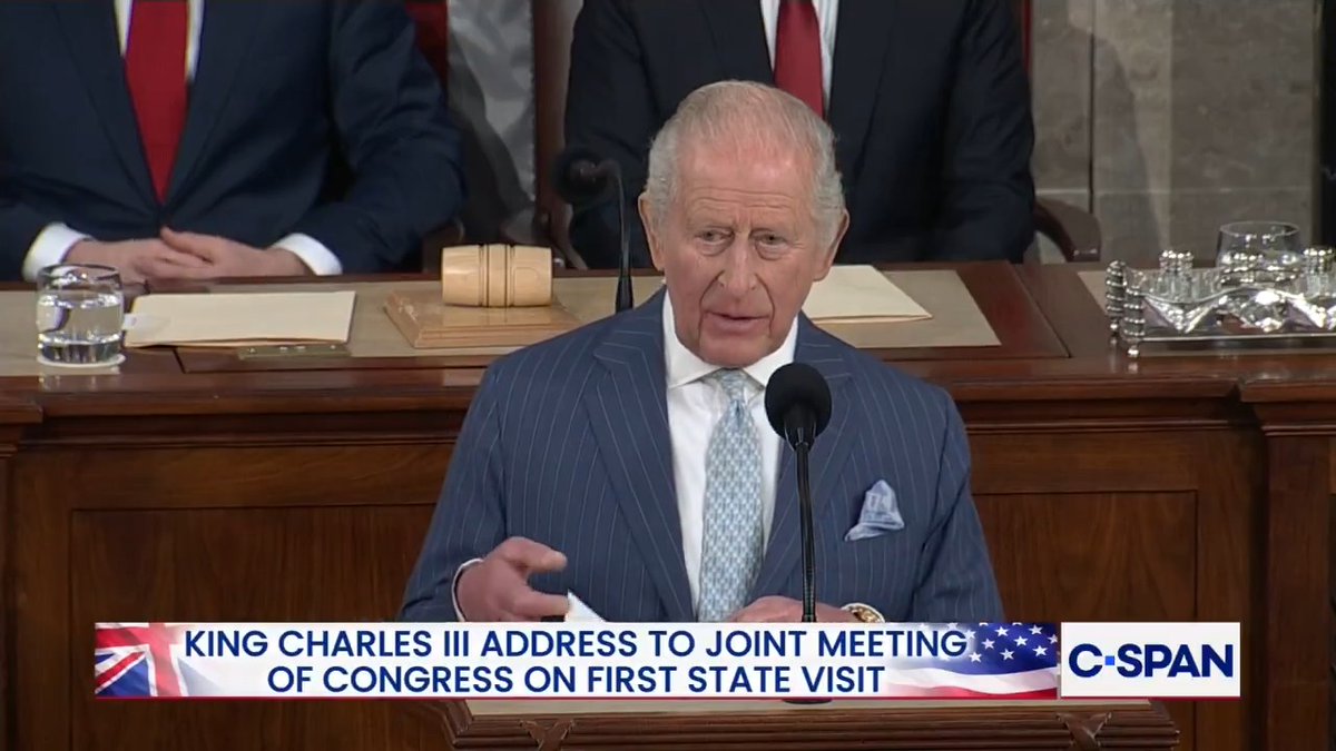 King Charles III: " When NATO invoked Article 5 for the first time…in the face of terror, we answered the call together, as our people have done so for more than a century… that same unyielding resolve is needed for the defense of Ukraine…"