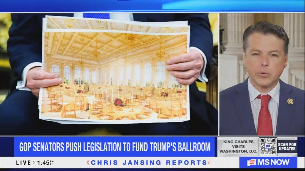 Rep. Boyle: Let's suppose the Republicans succeeded and did include $400 million for Trump's ballroom. Corporations have already donated $400 million. So would that mean U.S. taxpayers are sending checks to some of the wealthiest entities in America? Truly, truly obscene.
