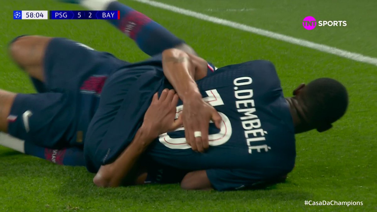 O segundo gol de Dembélé. PSG 5x2 Bayern. 🎥 TNT Sports BR