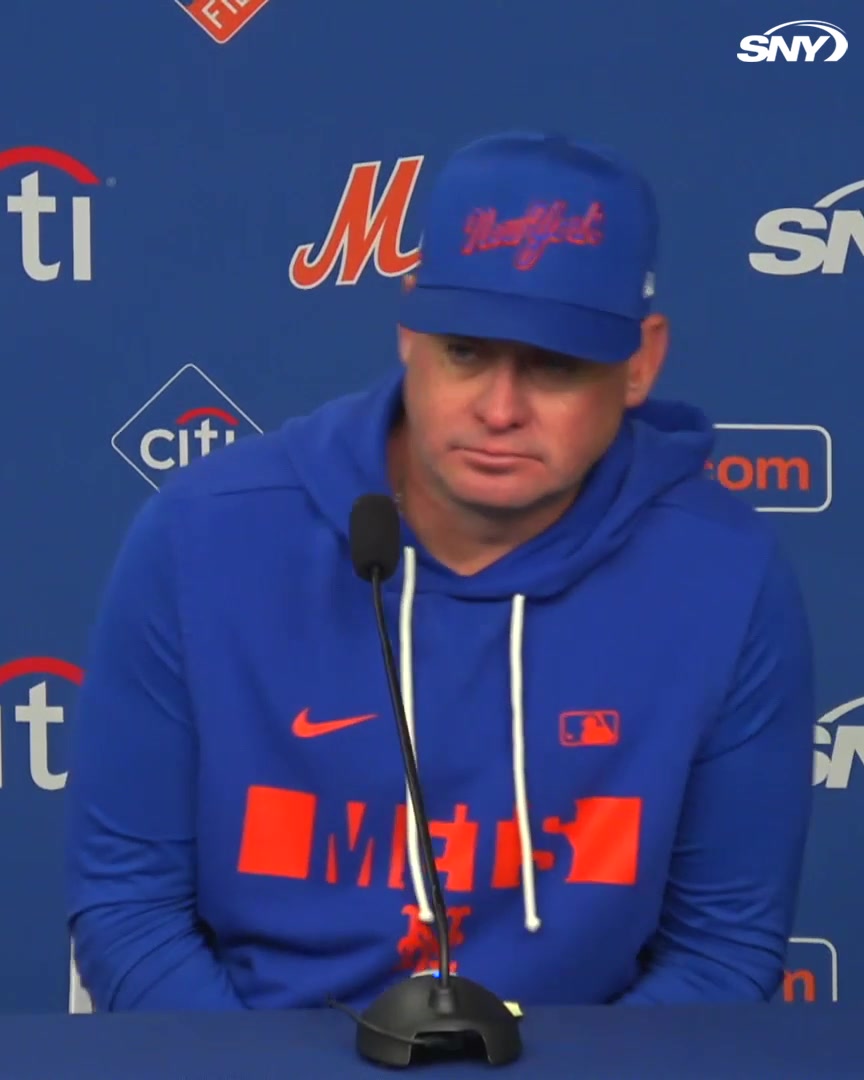 "We are in this together. I feel really good with how the hitting coaches are preparing." Carlos Mendoza was asked how much the Mets' offensive struggles fall on the hitting coaches: