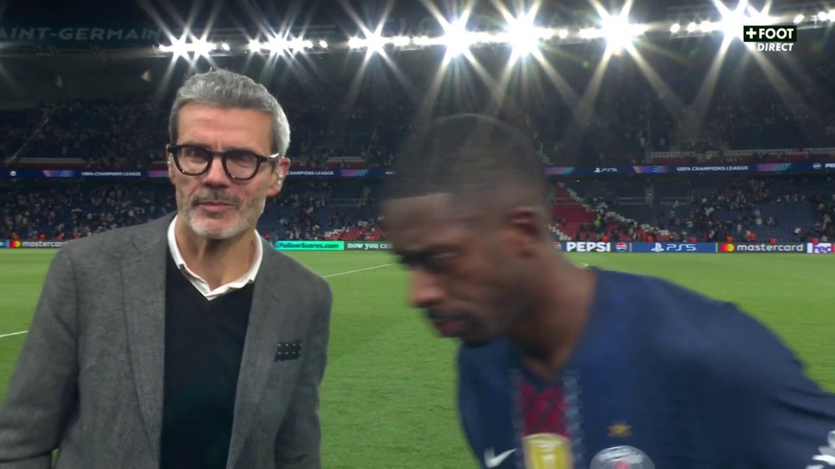 "Deux équipes qui vont attaquer, ça va être un beau match retour" 🔥 Ousmane Dembélé annonce déjà la couleur pour le match retour après la victoire du PSG face au Bayern Munich 🤩 #PSGBAY | #UCL