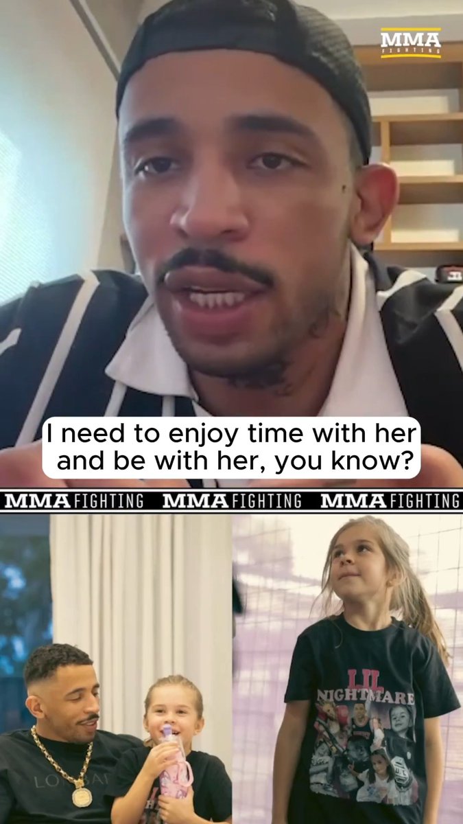 Carlos Prates reveals he will finally have both his mother and his daughter together watching him fight at #UFCPerth: "Time is something you don’t get back. You can’t buy time. … I need to enjoy time with her and be with her, you know?" (🎥 Guilherme Cruz)