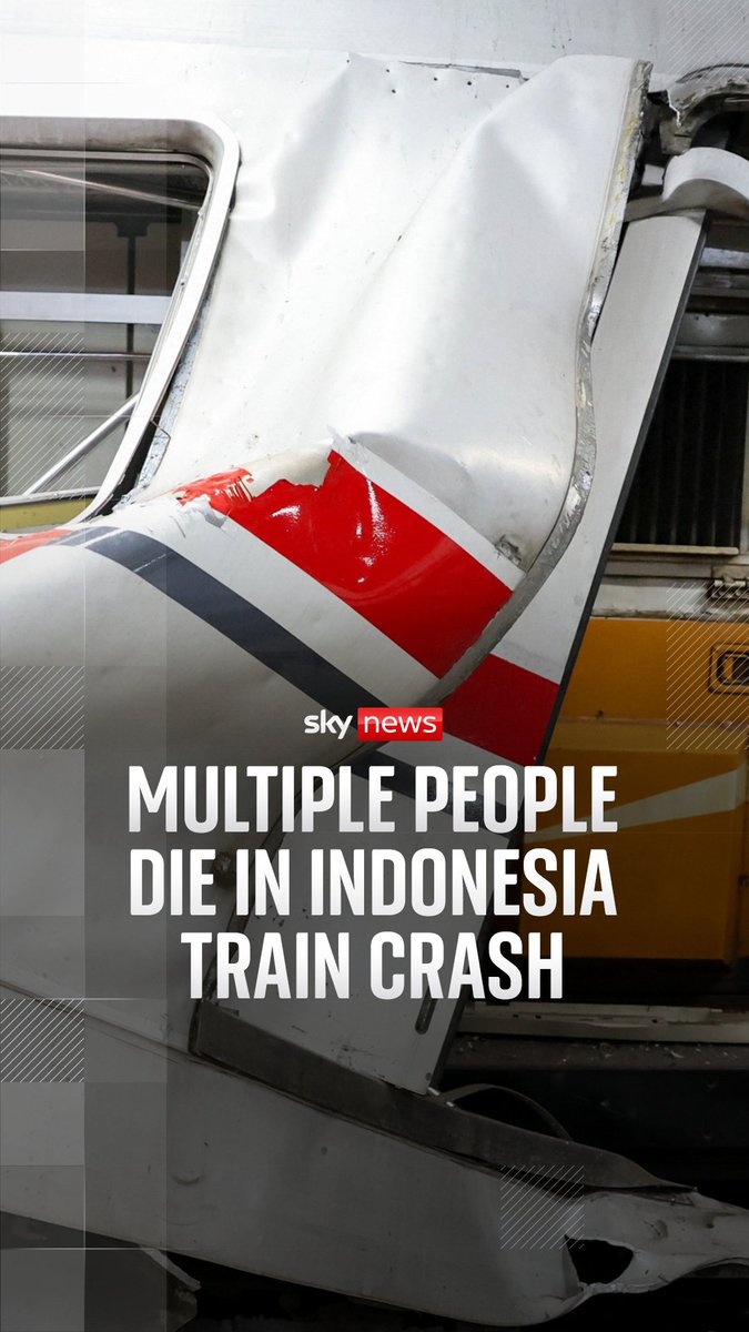 Multiple people have died, and dozens have been injured following a train collision in Indonesia.