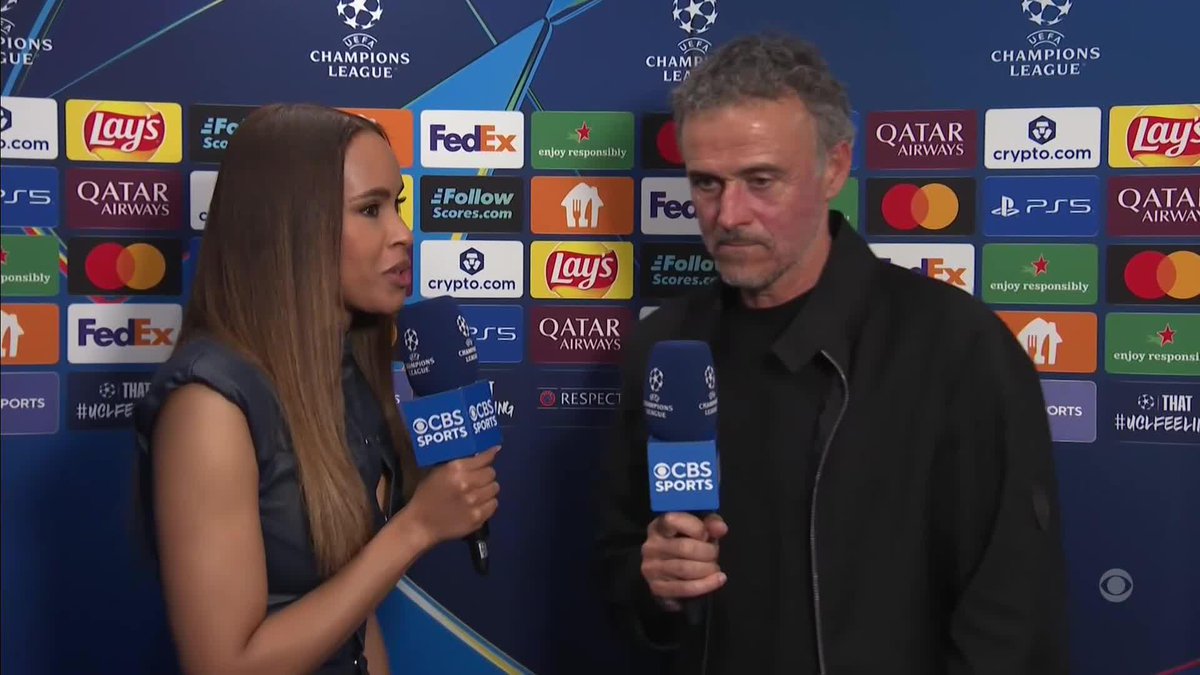"It was a party time, all the time" Luis Enrique perfectly sums up that match 🎉😂