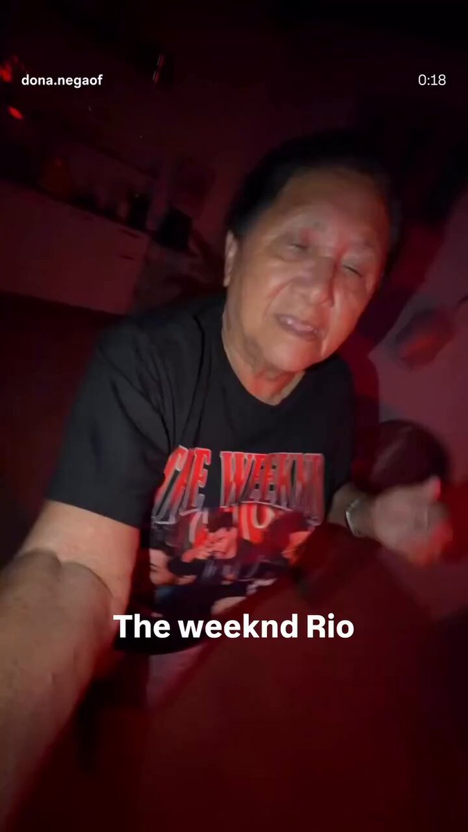 The Weeknd repostou nos stories um vídeo da Dona Nega ouvindo "Rio". 🇧🇷