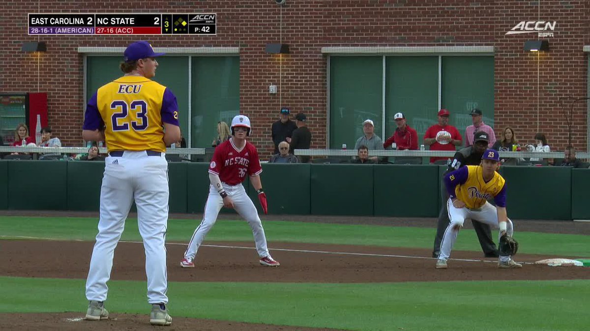 Chris McHugh sent that to the stratosphere 🔭 B3 | Wolfpack 4, ECU 2